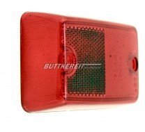 Glas Seitenblinker rot USA-Ausführung