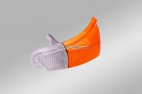 Blinkerglas AZ 62-70 links /orange-weiß