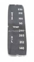 Ziffernscheibe Temperaturanzeige Öl-Wasser 1800 ° F Englisch