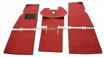 Teppichsatz PV 444 Velour rot