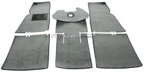 Teppichsatz PV 444 Velour grau