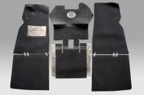 Teppichsatz PV 544 Velour schwarz