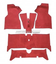 Teppichsatz 140/ 73-74 rot