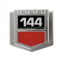Emblem 144 Kotflügel 1973-74 rot