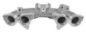 Ansaugrohr B18/20 separat Alu für 1x Stromberg-Vergaser