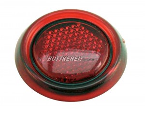 Glas Nummernschildleuchte 444 rot / 1951-56