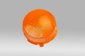 Blinkerglas 1800 orange/weiß