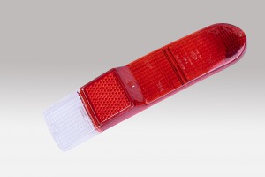 Rücklichtglas 1800 ES rot-rot-weiß