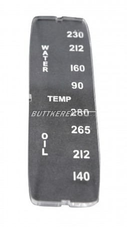 Ziffernscheibe Temperaturanzeige Öl-Wasser 1800 ° F Englisch