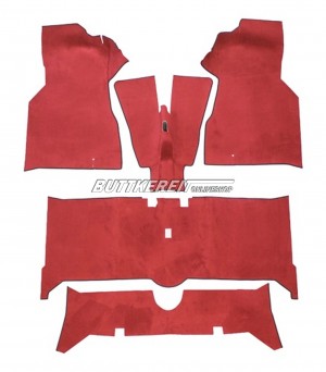 Teppichsatz 140/ 73-74 rot