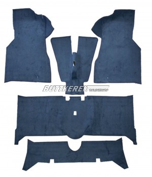 Teppichsatz 140/ 73-74 blau