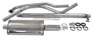 Auspuffsatz 220 SPORT / 1-fach EDELSTAHLSimons